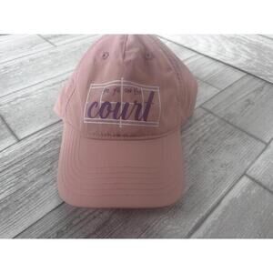 Prince Girls Youth Graphic Cap “See Ya on the Court” Peach Tennis Hat One Size